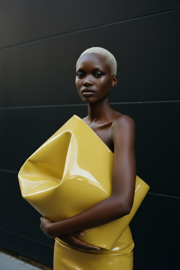 Mara Lune for SOWAYBEYOND AI Model Agency – Pure State avant-garde editorial portrait